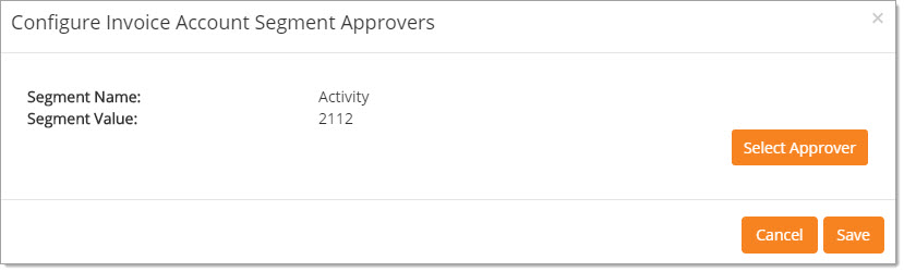 Configure Invoice Account Segment Approvers